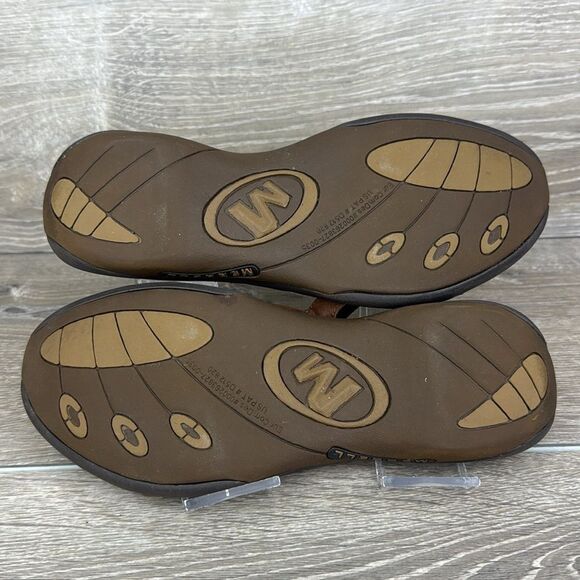 Merrell Terrain Ari Lattice J36612 Women’s Sz 9 Agave Brown Leather Strap Sandal - Picture 8 of 14